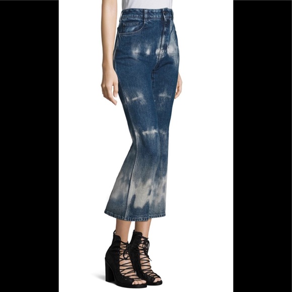 NWT Stella McCartney Tie Dye High Rise Kick Flare - Picture 7 of 8